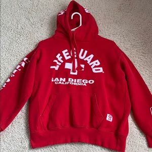 san diego, california lifeguard hoodie